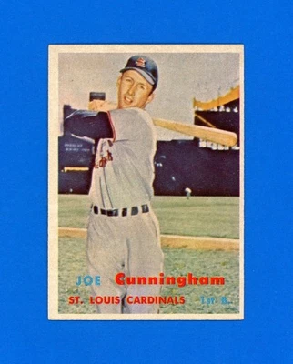 1957 Topps Baseball # 304 Joe Cunningham serie escasa  EX-COMO NUEVO *ValueBC.eStore* Foto 1 de 2