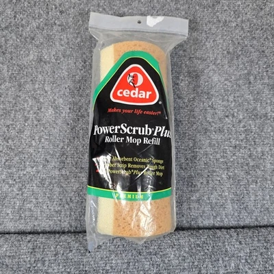 O Cedar Power Scrub Plus Roller Mop Recarga Super Absorbente Esponja Oceanica Nueva Foto 1 de 4