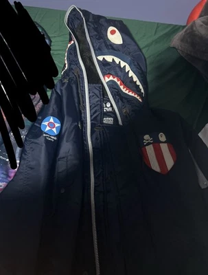 Chaqueta Bape X Barrio N-2b Talla L Foto 1 de 4