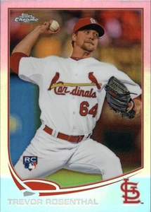 2013 (CARDINALS) Topps Chrome Refractors #73 Trevor Rosenthal - Picture 1 of 2