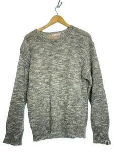 A BATHING APE Sweater gray M Used - Picture 1 of 5