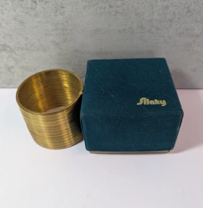1985 James Original Slinky 40th Anniversary Edition Messing in grüner Filzbox - Bild 1 von 5