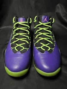 Nike Jordan Prime Flight Black/Pink-Court Purple-Flash Sz 9.5 Mens 616846-018 - Picture 1 of 12