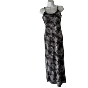 No Boundaries Dress Womens Medium Maxi Tie Dye Stretch Whimsigoth Tank Grunge - Picture 1 of 9