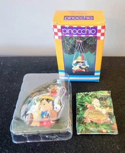 ENESCO Disney Pinocchio A REAL BOY FOR CHRISTMAS Sammler Weihnachtsschmuck - Bild 1 von 6
