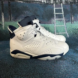 Air Jordan Retro 6 Midnight CT8529 141 Size 8 Midnight Blue Olympic DMP CDP - Picture 1 of 8