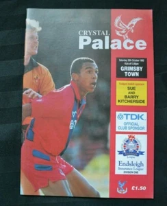 Fußball Programm Kristall Palast Vs.Grimsby Stadt Oktober 20th 1993 30/10/93 - Bild 1 von 7