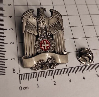 MARKENLOS PIN/Anstecker REICHSADLER EK Banner (Militaria, Wehrmacht, Nostalgie) Adler