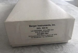 Berger Instruments Colonna diol 60A, 6um, 250 x 4,5 mm - NUOVO - Foto 1 di 2