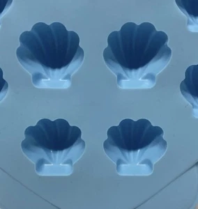 Sea Shell Novità Ice Cube - Vassoio Stampo Ghiaccio - Vassoio 10 Stampi - Blu - Foto 1 di 4