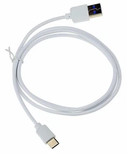 USB Typ C Datenkabel USB-C Daten Ladekabel in Weiss für Sony Xperia XA2 - Photo 1/2