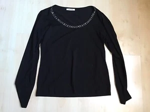 ✿ Neuwertig ✿ Sem Per Lei Damen Shirt Damenshirt Longsleeve Gr L Schwarz - Bild 1 von 5