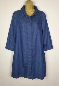 Phase Eight Demim Hemdblusenkleid mit Taschen Größe UK 10 - Bild 1 von 7