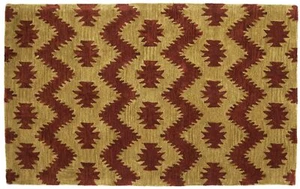 Handgefertigter Teppich 100x150 & 120x180 Beige Durchgemustert Handarbeit Modern - Bild 1 von 14