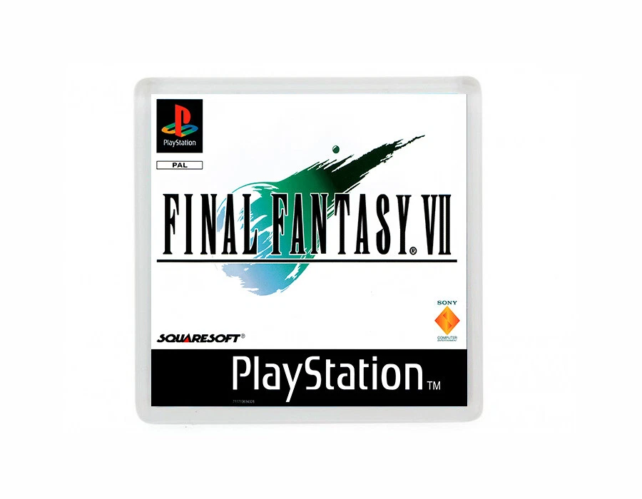 Final Fantasy VII PLAYSTATION Psx Fridge Magnet Kühlschrankmagnet Kühlschrank - Bild 1 von 1
