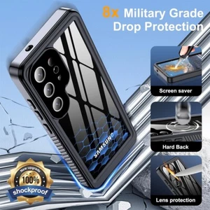 For Samsung Galaxy S25 Ultra/S25+ 5G Waterproof Case Shockproof Heavy Duty Cover - Picture 1 of 22