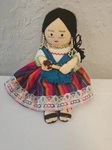 Handgefertigte mexikanische Stoffpuppe zum Sammlerstück - Bild 1 von 6