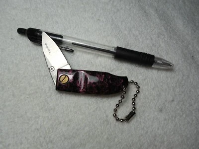 NAVAJA RATÓN VINTAGE MUESTRAS DE STOCK ANTIGUO EN MUY BUEN ESTADO #57 PÚRPURA SIN CAJA Foto 1 de 4