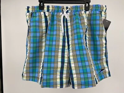 Speedo Mens Galvanized Volley 16" Swim Trunks Yellow Blue XXL - Image 1 of 4