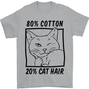 Part Cotton Part Cat Hair Funny Mens T-Shirt 100% Cotton - Picture 1 of 102