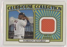 2021 Topps Heritage Clubhouse Collection Relics Yordan Alvarez #CCR-YA