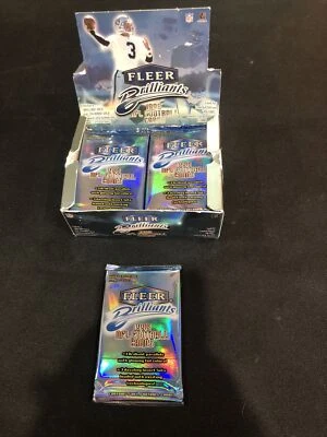 1998 Fleer Brilliants Football Hobby (1) Pack From Box🔥 Peyton Manning Rookie - Image 1 of 4