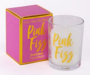 Kerzenlicht rosa Fizz Duftkerze BRANDNEU (BOX BESCHÄDIGT) - Bild 1 von 4