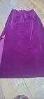 Vintage Purple Whimsy Goth Stevie Nicks Long Vevet Skirt With Split