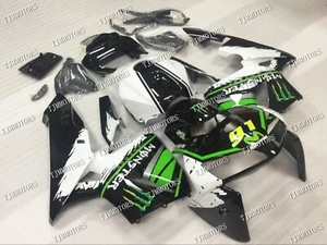 Fit for 05-06 CBR600RR Green Black White ABS Injection Mold Bodywork Fairing Kit - Picture 1 of 5