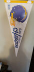SAN DIEGO CHARGERS  2 BAR RETRO HELMET NFL VINTAGE PENNANT WITH HOLDER 08/6/21 Only $19.95 on eBay