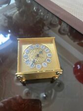 Vintage Imhof Bucherer Swiss Made Brass 8 Day Alarm Clock