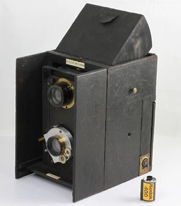 Thomas ROSS & Co Reflex Mit 2 Objektiven Platten 9 X 12 CM London GB Circa 1900 - Bild 1 von 7