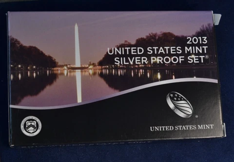 2013 U.S Silver Proof Set in OGP Cover
