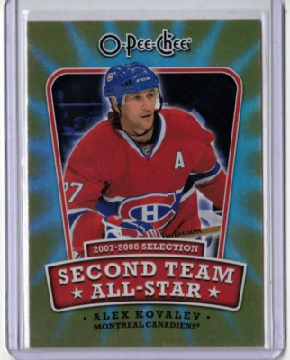 ALEX KOVALEV 08/09 OPC O-Pee-Chee Second Team All-Star Insert Card #2ND-AK - Image 1 of 2