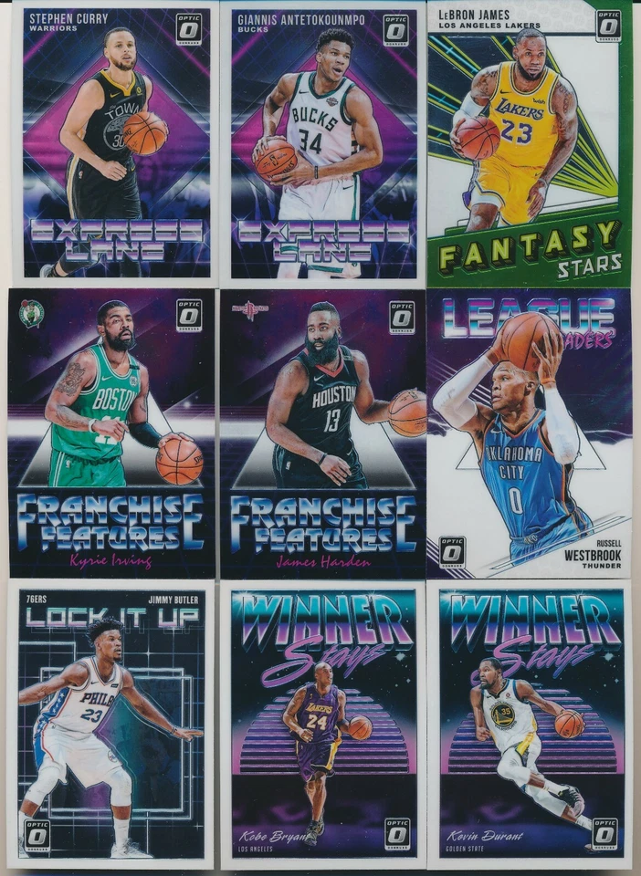 2018-19 DONRUSS OPTIC Basketball INSERTS Express Fantasy Leaders+ Pick From List - Image 1 of 1