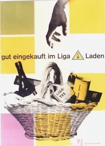 Original vintage poster LIGA FINE SHOPPING BASKET 1954 Piatti - Picture 1 of 1