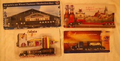 Mini Lotto 4 Modellini di Camion della Birra - Immagine 1 di 4