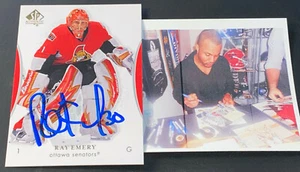 Ray Emery Ottawa Senators Autographed Signed 2007-08 Upper Deck SP Authentic - Picture 1 of 1
