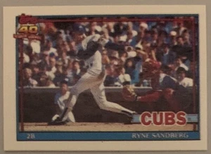 RYNE SANDBERG, 1991 TOPPS "MICRO" CARD, IN EXCELLENT CONDITION, BASEBALL LEGEND - Picture 1 of 1