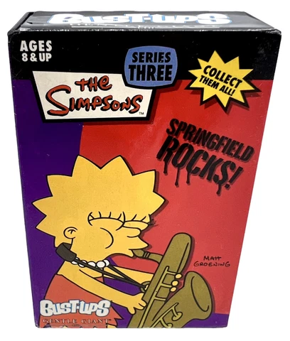The Simpsons Gentle Giant Lisa Simpson Bust-Ups Figure Series 3 Sealed NEW Cover