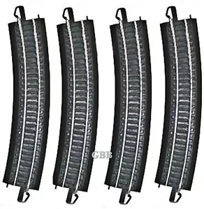 4 Pieces HO 22" Radius Steel Curve E-Z Track Bachmann New 44403 - Picture 1 of 1