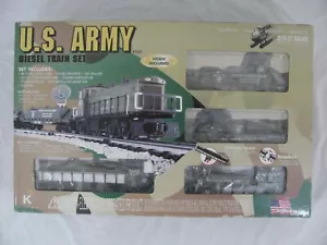 Vintage K Line O/O-27 Scale U.S. Army 6-Car Diesel Train Set #1127 NOS - Picture 1 of 16