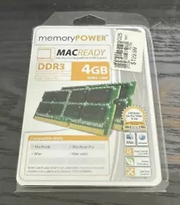 Centon Memory Power Mac Ready DDR3-1066 4GB SODIMM, 204-pin Dual Channel Kit - Picture 1 of 5