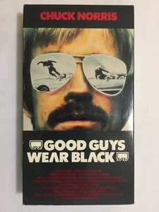Good Guys Wear schwarz VHS Chuck Norris 1977 - Bild 1 von 8