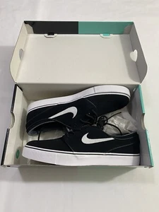 New Mens Size 10 Black White Nike SB Zoom Stefan Janoski OG Skate Shoes - Picture 1 of 10