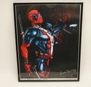 Deadpool Art Print Signed by Monica Raven Wolf - Picture 1 of 5