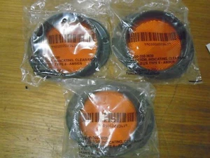 (LOTE DE 3) NUEVO REFLECTOR ÁMBAR MILITAR VERDE HUMVEE M37 M998 M35 M813 M35A2 - Imagen 1 de 4