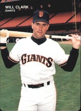 1990 Mother's Will Clark #4 Will Clark Standing with bat behind shoulders   
