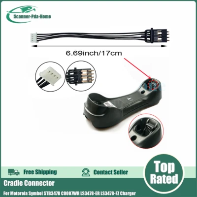 Cradle Connector for Motorola Symbol STB3478 C0007WR LS3478-ER LS3478-FZ Charger - Image 1 of 4