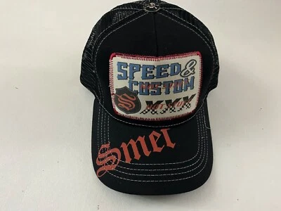 Vintage SMET by Christian  Audigier Adjustable Trucker Hat Black One Size - Image 1 of 4